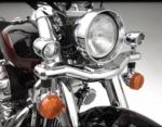 CONTOUR DRIVING LIGHT KIT W/ MINI HALOGEN LIGHTS FOR HONDA VT750 AERO/ SPIRIT C2/ PHANTOM/ RS (1 IN STOCK)