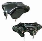 .QUADZILLA FAIRING WITH STEREO RECEIVER FOR YAMAHA STRATOLINER & ROADLINER (with OEM windshield mounts) 06-09