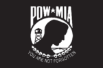POW-MIA FLAG 6" x 9" 