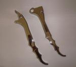 CHROME SOLID HAND CONTROL LEVERS FOR HONDA FURY-PAIR ((4 SETS IN STOCK))