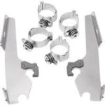 BATWING POLISHED TRIGGER-LOCK MOUNT KIT FOR HONDA 95-99 VT1100C2 SHADOW ACE / 1 IN STOCK