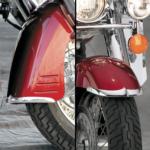 FRONT FENDER TIP FOR VTX1300S & R 03-UP (2 PIECE-FRONT OF FRONT & REAR OF FRONT)