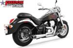 COMBAT 2 IN 1 EXHAUST SYSTEM FOR KAWASAKI VN900 06-UP ((SELECT FINIHS))