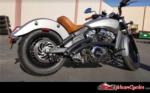 FREEDOM PERFORMANCE RADICAL RADIUS EXHAUST FOR INDIAN SCOUT (CHROME OR BLACK)