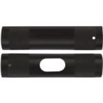 RISERS ADAPTER TO GO FROM 1" TO 1 1/4" DIAMETER (CHROME OR BLACK)