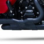 POWER DUALS HEADER SYSTEM FOR 17-UP TOURING MODELS ((BLACK OR CHROME))
