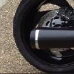 REPLACEMENT END CAP FOR VELOCITY PRO OR RACE HARD KROME EXHAUST SYSTEM