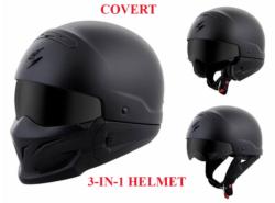 SCORPION COVERT 3 IN 1 HELMET 