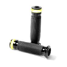 VISION SERIES CONTOUR LED TURN SIGNAL TBW GRIPS ((BLACK OR CHROME))