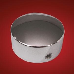 BILLET FRONT AXLE CAP RIGHT SIDE/ ROYAL STAR (EACH)(IN STOCK)