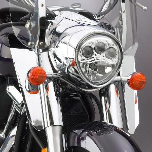 CHROME LOWERS FOR SWITCHBLADE WINDSHIELD SYSTEM VULCAN 2000 