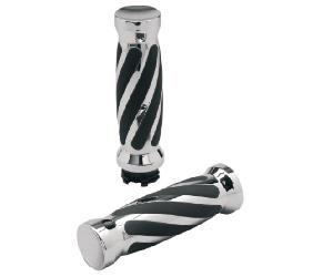 CHROME CRUISER TWISTED GRIPS