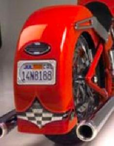 NESS TAILDRAGGER FIBERGLASS REAR FENDER/ 9