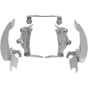 BATWING FAIRING MOUNTING HARDWARE FOR VN 900 CLASSIC 06-UP ((BLACK OR POLISHED))