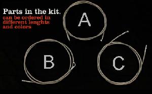 CUSTOM BRAKE LINE KIT FOR HONDA FURY WITH ABS STAINLESS OR BLACK (SELECT LENGTH)