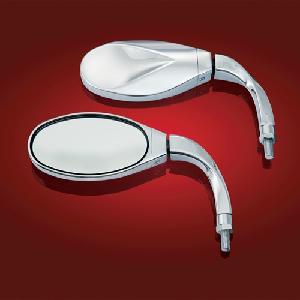 SHORT STEM TWISTED MIRRORS FOR HONDA/ KAWASAKI/ SUZUKI (IN STOCK))