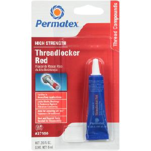 THREADLOCKER RED HIGH STRENGTH 6ml.