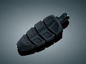 BLACK KINETIC FOOTPEG BLACK W/ HD STYLE ADAPTER (PAIR)