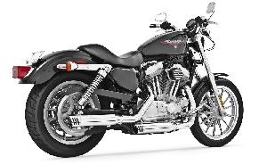 RACING SERIES SLIP-ON EXHAUST FOR HARLEY 04-UP SPORTSTER