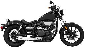 AMERICAN OUTLAW SINGLE SLIP-ON FOR YAMAHA 2013-UP BOLT (CHOOSE FINISH)