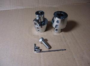 FRONT TURN SIGNALS ADAPTERS (CHROME OR BLACK)
