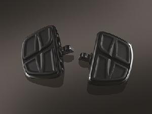 GLOSS BLACK KINETIC MINI BOARDS WITH MALE MOUNT ADAPTERS (PAIR)