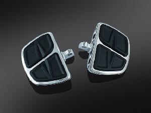 CHROME KINETIC MINI BOARDS WITH MALE MOUNT ADAPTERS (PAIR)