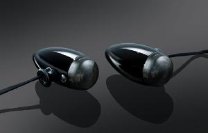 GLOSS BLACK SUPER BRIGHT AMBER L.E.D 