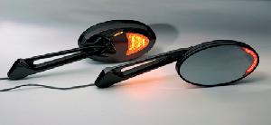 RIVCO CUSTOM LED LIGHTED TURN SIGNAL MIRRORS - BLACK
