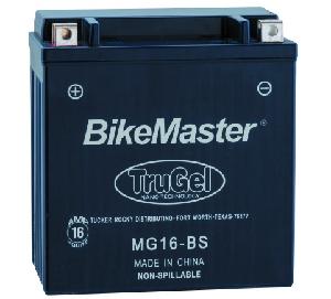 TRUGEL BATTERY FOR VN1700 VAQUERO 11-UP VZ1600 MARAUDER M95 04-05 VN1500 CLASSIC 96-09 NOMAD 99-01 (MG16-BS)