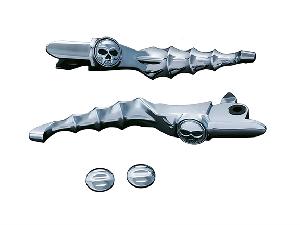 CHROME ZOMBIE LEVERS FORMODELS WITH HYDRAULIC CLUTCH :'14-'15 ELECTRA GLIDES & STREETGLIDES, '14 ROAD GLIDES, '14 FLHRSE CVO ROAD KINGS