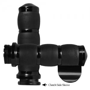 VELVET AIR CUSHION ANODIZE GRIPS WITH THROTTLE ASSIST