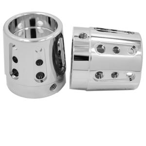 FRONT AXLE NUT CHROME GATLIN (SET)
