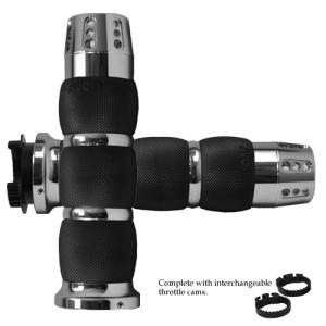 METRIC AIR CUSHION CHROME GATLIN GRIPS