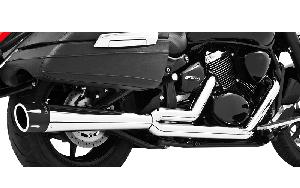 COMBAT 2 IN 1 EXHAUST SYSTEM FOR HONDA VTX1300C/R/S 03-09