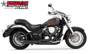 COMBAT 2 IN 1 EXHAUST SYSTEM FOR KAWASAKI VN900 06-UP ((SELECT FINIHS))