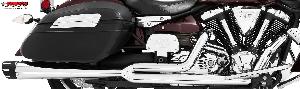COMBAT 2 IN 1 EXHAUST SYSTEM FOR YAMAHA ROADLINER AND STRATOLINER 06-UP