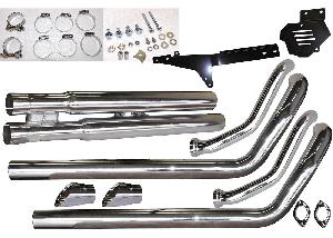 POLISHED DUAL CAT DELETE PERFORMANCE SERIES EXHAUST FOR SUZUKI M109R BOULEVARD 06-11 (VPEM109K6)
