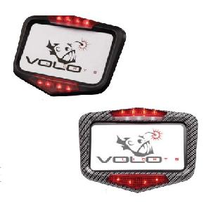 DECELERATION SAFETY MOTORCYCLE LICENSE PLATE FRAME