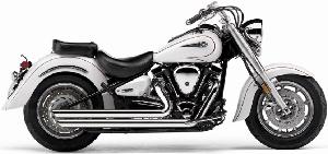 SLASH-DOWNS SPEEDSTER EXHAUSTS WITH POWERPORT FOR ROADSTAR 08-14