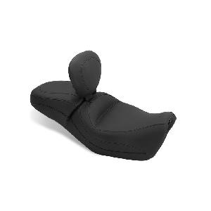 ONE-PIECE VINTAGE TOURING SEAT WITH DRIVER BACKREST FOR HARLEY DAVIDSON STREET 500/750