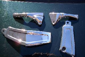 4 PIECE CHROME FRAME COVERS FOR M109R