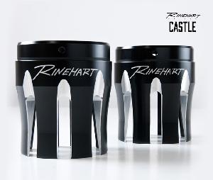 CASTLE MOTO SERIES MACHINED END CAPS FOR TOURING RINEHART EXHAUSTS (CHOOSE COLOR/SIZE)