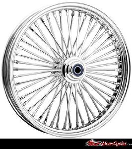 .FAT 50 CHROME SPOKE WHEEL FOR INDIAN CLASSIC / VINTAGE / CHIEFTAIN / ROADMASTER