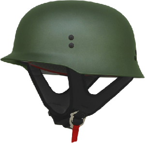 FX88 FLAT OLIVE DRAB HALF HELMET