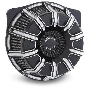 10 GAUGE INVERTED BLACK BIG SUCKER AIR CLEANER FOR HARLEY DAVIDSON MODELS