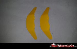 GREGG'S M109R BOSS YELLOW FRONT CALIPER COVERS (PAIR)