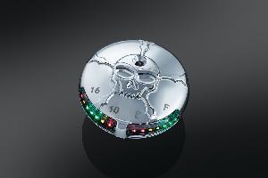 ZOMBIE L.E.D. FUEL & BATTERY GAUGE FOR HARLEY ROAD KING 94-UP, SOFTAIL 00-UP, DYNA 91-UP & FXR MODELS 88-94