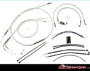 CABLE KIT FOR DYNA FXDC & FXDB WITH ABS 12-UP (STERLING CHROMITE)