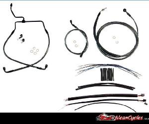 CABLE KIT FOR TOURING FLHXS, FLHX, FLHTCU (NON ABS) 14-UP (BLACK PEARL)